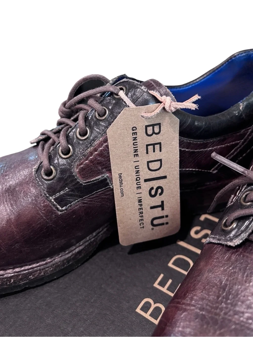 BedStu Fierce Teak Black Rustic TML distressed Leather Dress Shoes Mens Size 12